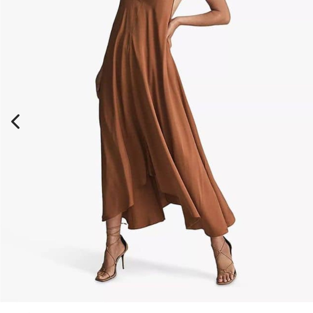 REISS Mabel Plunge Neck Maxi Dress - Picture 15 of 16